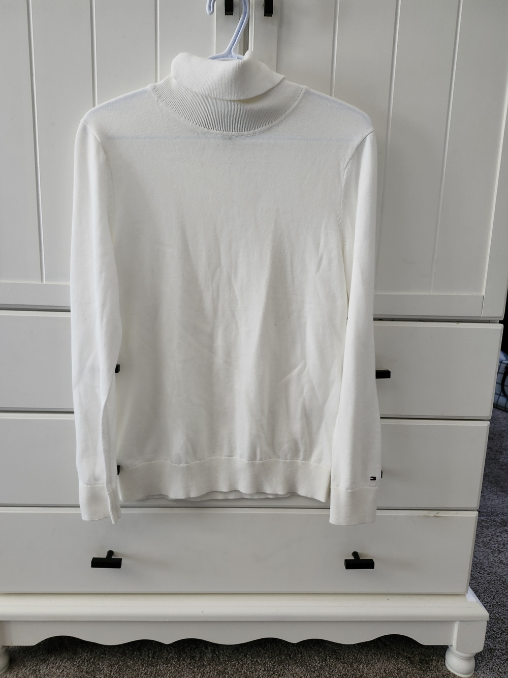 Tommy Hilfiger White Women's Turtleneck Sweater (New)